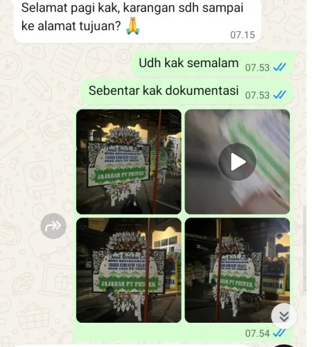 Pengiriman Papan Bunga Selamat Cluster De Park Bsd