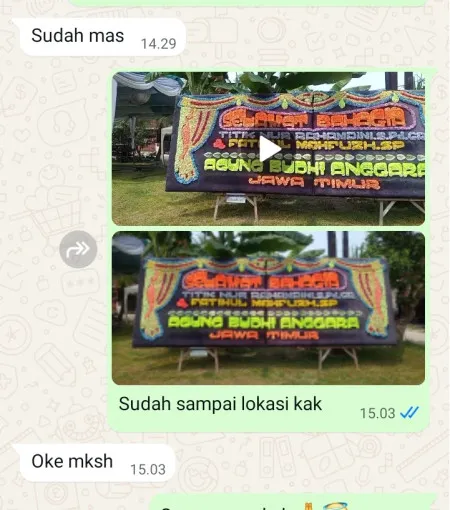 Pengiriman Papan Bunga Cluster De Park Bsd