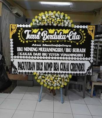 Papan Bunga di Cluster De Park Bsd
